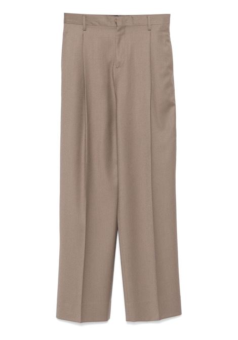 Brown pleated tailored trousers Briglia 1949 - women